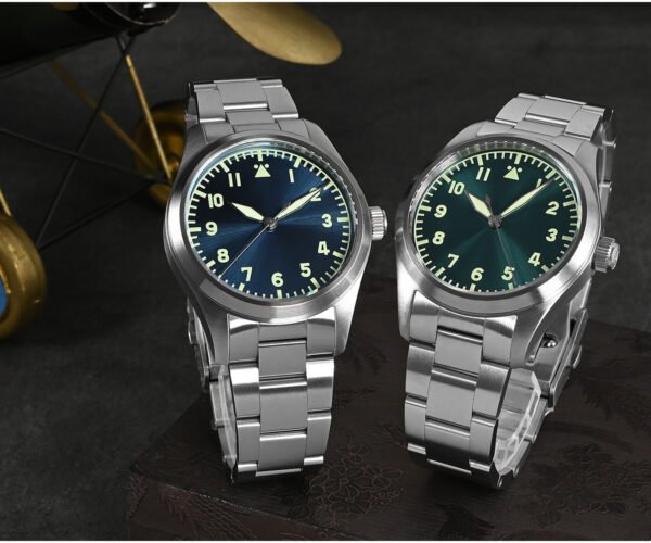 SN030 San Martin stainless steel Pilot Watch Luminous Military Watch SN030-G with YN55 movement