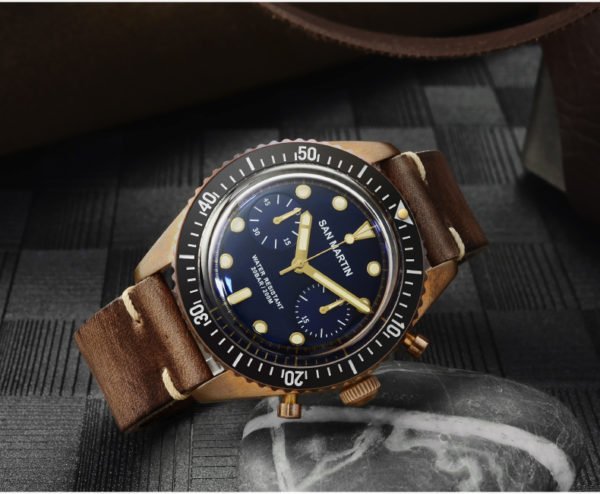 Bronze Watch SAN MARTIN bronze diving watch limited edition SN002-Q-J