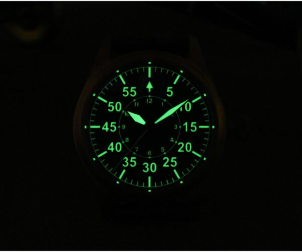 Bronze Watch San Martin bronze pilot mechanical watch retro military watch luminous waterproof SN030-Q with EPSON YN55A movement