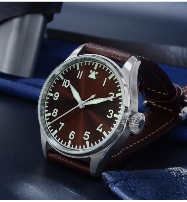 SN060 San Martin Pilot Watch Mechanical Watch With See-Through Caseback SN060-G