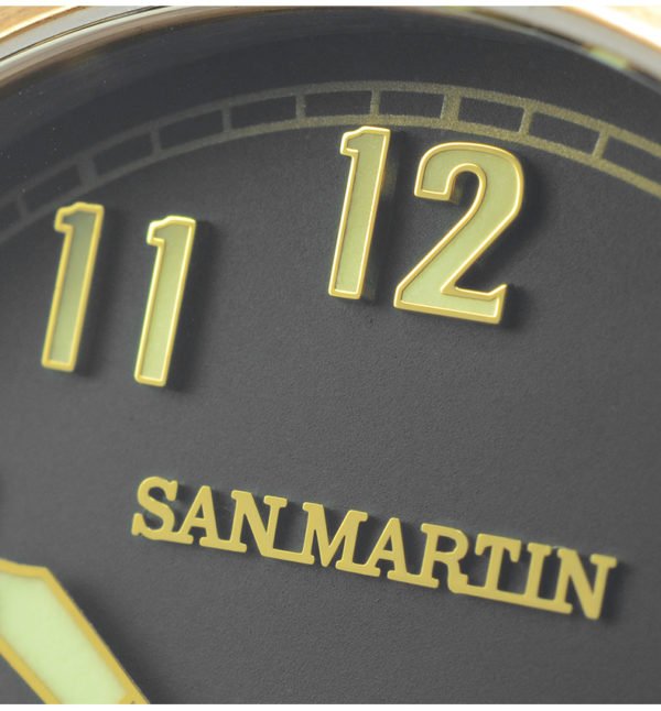 Bronze Watch San Martin pilot retro military watch luminous bronze watch waterproof men’s watch SN043-Q