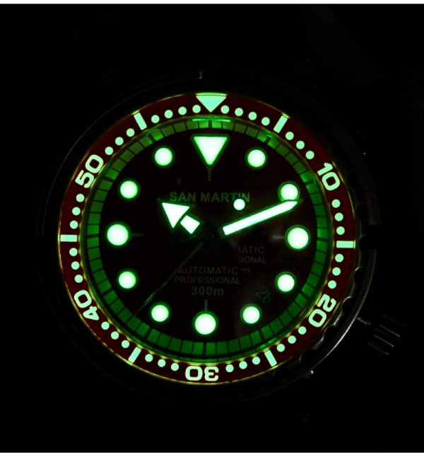 On Sale!!! San Martin automatic mechanical men’s watch diving watch SN003G-CG
