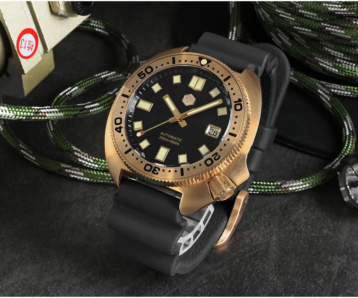 BATISCAFO Zero47 Bronze Diving Watch 47mm 20Bar by Anthony — Kickstarter