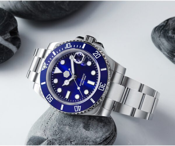 SN017 San Martin Diving Watch Automatic Watch new SN017-G with hexagonal logo crown