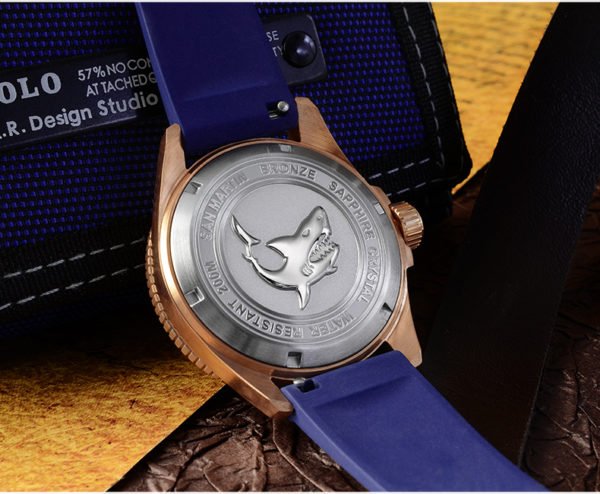 Bronze Watch San Martin diving watch simple watch man bronze mechanical watch SN040-Q2