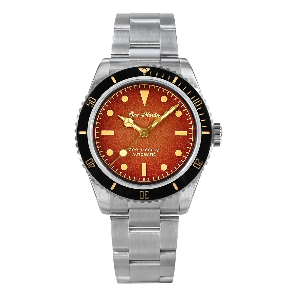 San Martin SN0004G-V2 Leather dial