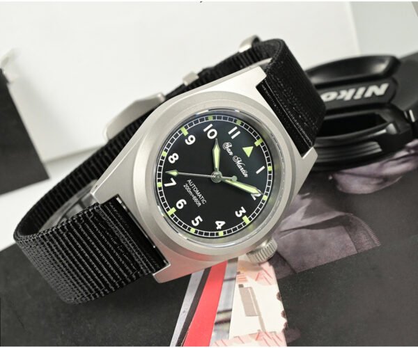 New Arrivals SAN MARTIN mechanical military diving watch 200 meters waterproof SN029-G-V2