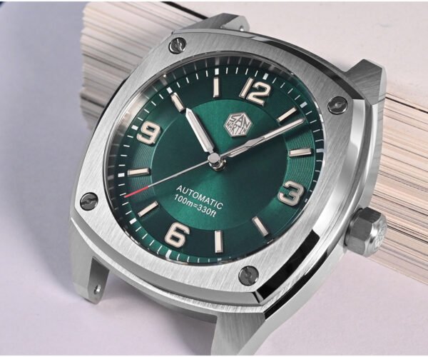 New Arrivals SAN MARTIN 39.5mm mechanical watch 200 meters waterproof self-design with PT5000 and SW200 movement SN026-G