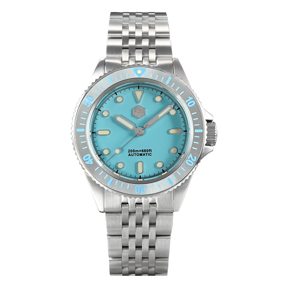 San Martin SN044-G-SS Cyan Blue