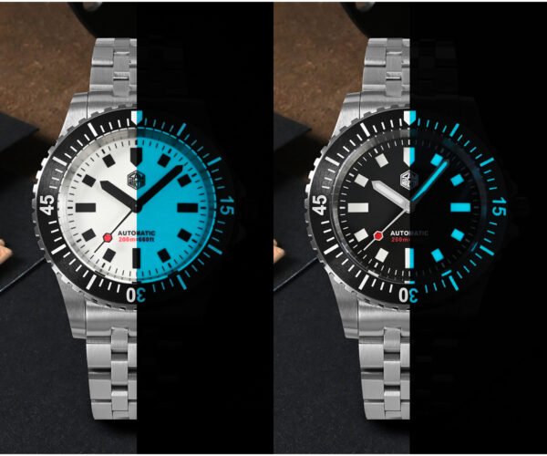 New Arrivals SAN MARTIN original mechanical watch 200 meters waterproof with stainless steel bracelet Miyota 8215&8315 movement SN012-G