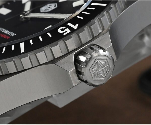 New Arrivals SAN MARTIN original mechanical watch 200 meters waterproof with stainless steel bracelet Miyota 8215&8315 movement SN012-G