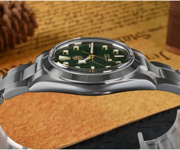 New Arrivals SAN MARTIN mechanical diving watch 100 meters waterproof explorer Snowflake hands SN021-G-B3 with PT5000 and SW200 movement