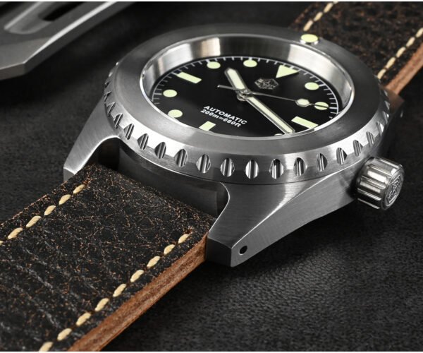 New Arrivals SAN MARTIN 41mm Retro Diver Middle Ages Vintage Mechanical Watches 200m Miyota 8215&8315 movement SN029-G2