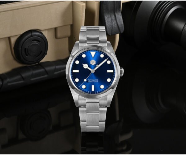 New Arrivals SAN MARTIN 39mm mechanical diving watch 100 meters waterproof explorer SN020-G4 with PT5000 and SW200 movement