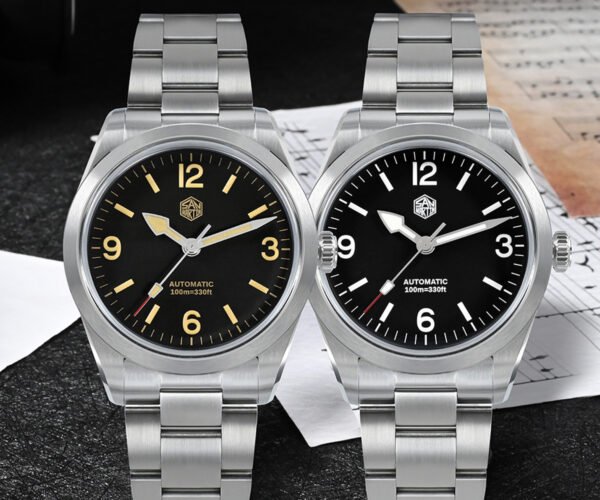 New Arrivals San Martin 38mm Vintage Explore Climbing Series NH35 Automatic Mechanical Watch SN0107-G