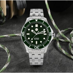 New Arrivals SAN MARTIN Men Diving Watch 42mm Automatic Mechanical Wristwatch Sapphire 20Bar Waterproof with YN55 movement SN088-G2
