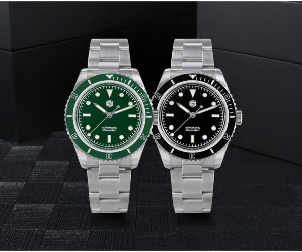 New Arrivals SAN MARTIN WATCH mechanical diving watch NH35 Movement 200 meters waterproof with pencil hands SN004-G-V5