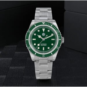 New Arrivals SAN MARTIN mechanical diving watch NH35 Movement 200 meters waterproof with Mercedes hands SN004-G-V4
