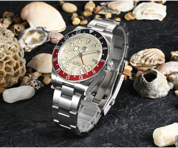 New Arrivals San Martin Watches 39mm PEPSI NH34 movement BB GMT Mechanical Watch 100M Water Resistant SN0109-G-GMT
