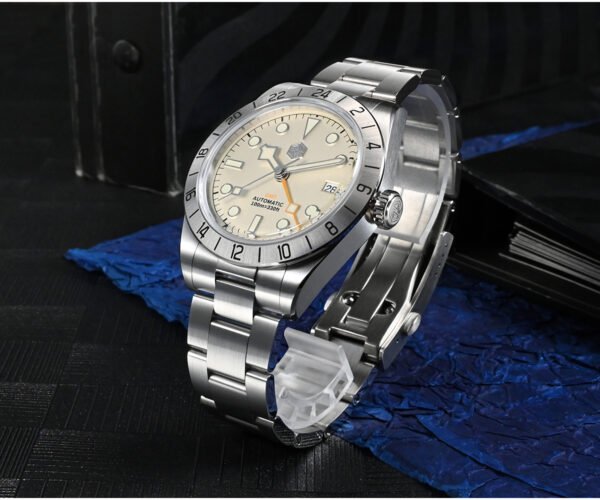 New Arrivals San Martin Watches New 39mm NH34 movement BB GMT Mechanical Watch 100M Water Resistant SN0054-G-C
