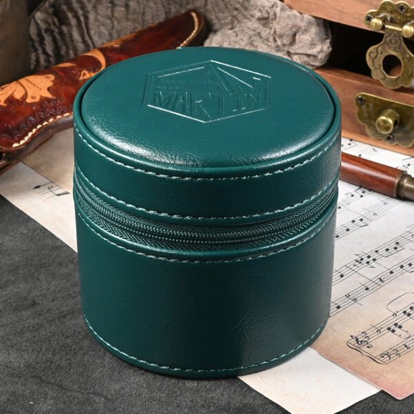 Accessories San Martin Leather High-end Portable Watch Box Small Travel Storage Box Gift Box Display Package Boxes