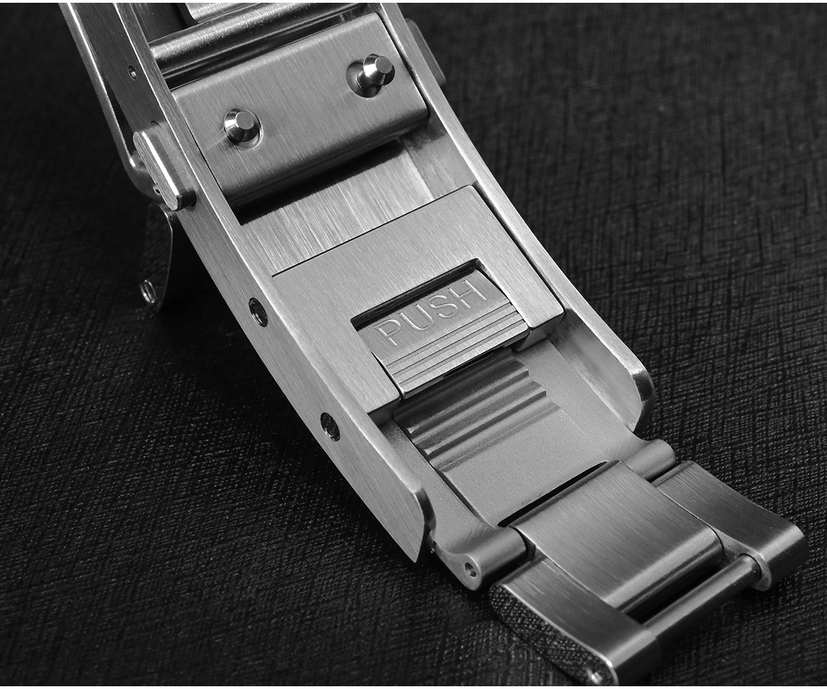 San Martin New Fly Adjustable Clasp Watch Parts Bracelet Clasp For 16mm ...