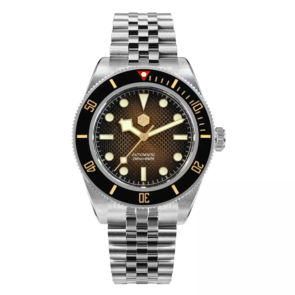 San Martin SN0128-B Black-Brown Gradient Dial