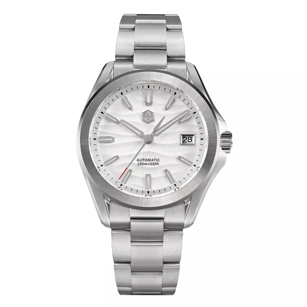 San Martin SN0129-C Silver White Dial