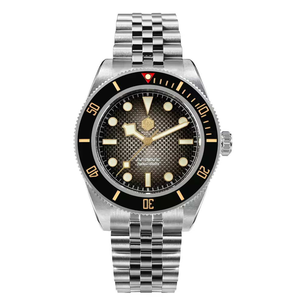 San Martin SN0128-B Black-Gray Gradient Dial