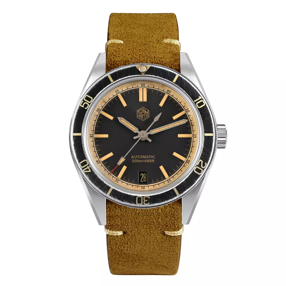 San Martin SN0116-B2 Black Bezel Insert
