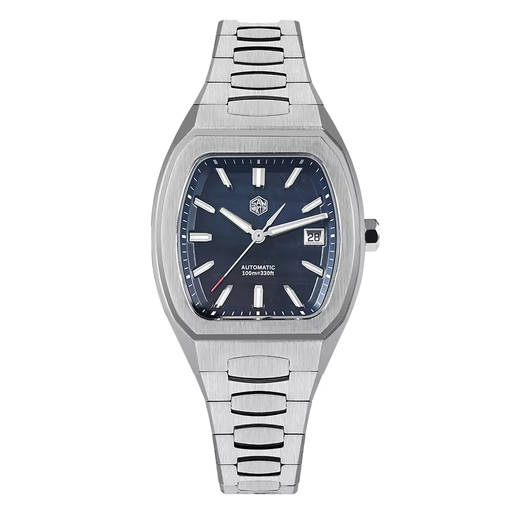 San Martin SN0145-G1 Blue Hawkeye Stone Dial