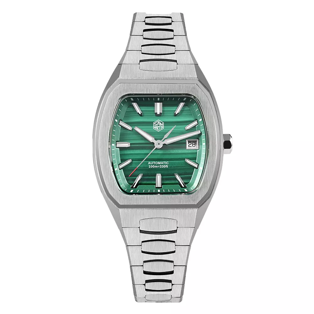 San Martin SN0145-G1 Green Malachite Dial